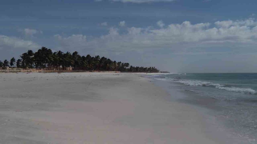 Hier ist noch Platz, auf dem Strandspaziergang