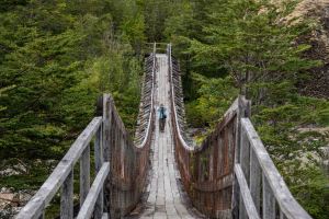 Brücke über den Ventisquero
