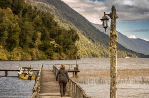 Der Steg-mit Laterne